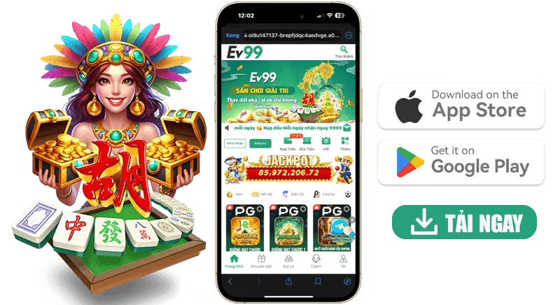 Trò chơi slot game đầy màu sắc với biểu tượng tiền thưởng